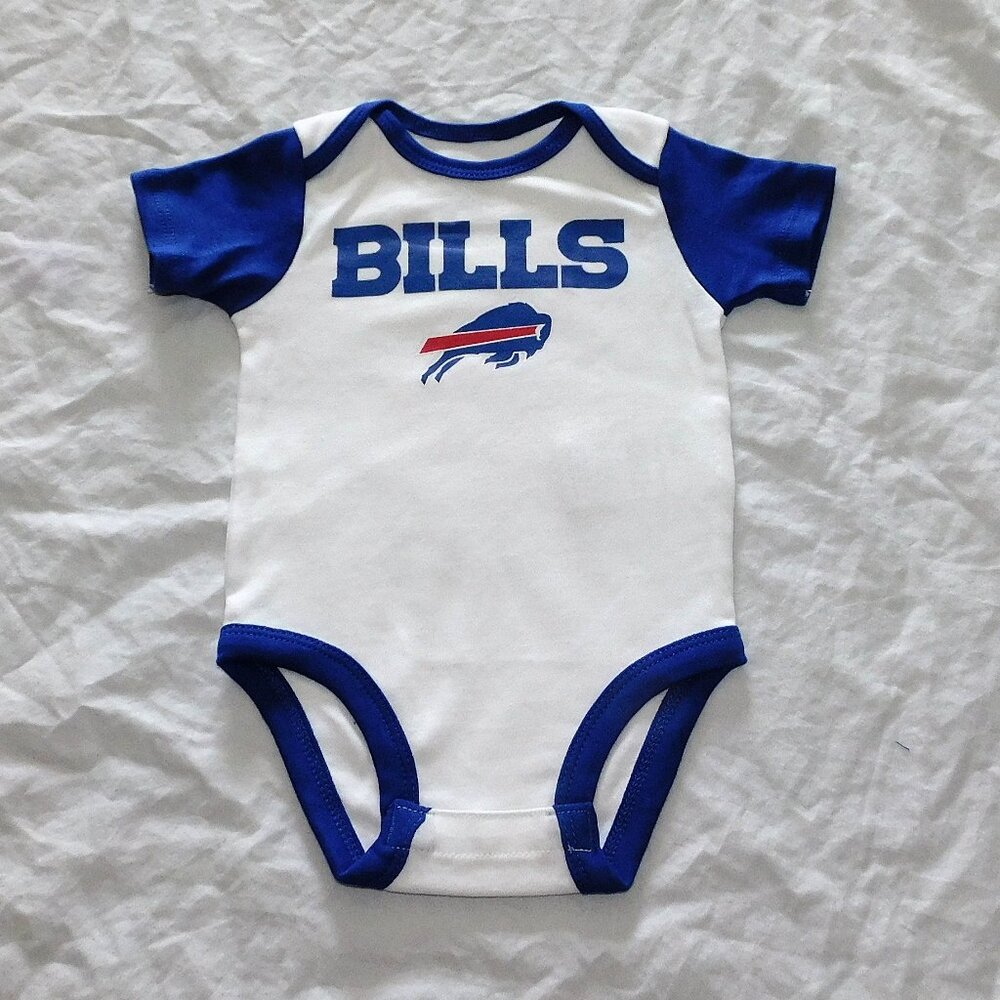 Baby Buffalo Bills Mafia One Piece NFL Football NY Unisex 12 Months NEW